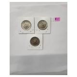 1973 Kennedy Half Dollars  Almost Uncirculated (3 Coins)