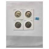 1974 Kennedy Half Dollars  Almost Uncirculated (4 Coins)