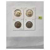 1977 Kennedy Half Dollars (4 Coins)