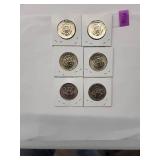 Kennedy Half Dollars 1981 (2 Coins) 1983 (3 Coins)  1985 (1 Coin)  Almost Uncirculated  (6 Coins)