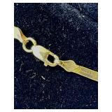 14KT Herringbone 18" Necklace (3 grams)