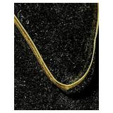 14KT Herringbone 18" Necklace (3 grams)