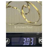 14KT Herringbone 18" Necklace (3 grams)