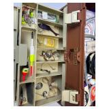 Vintage PLANO 757 Tackle Box with Tackle (including Fred Arbogast Jitterbug)