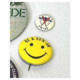 Vintage Pinback Button Lot - Minnesota Vikings, Minnesota Twins, Atari, Great Northern Railway)