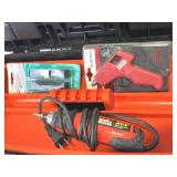 Black & Decker Toolbox with RTX High Performance Rotary Tool, New Glue Gun, and Velcro