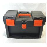 Black & Decker Toolbox with RTX High Performance Rotary Tool, New Glue Gun, and Velcro