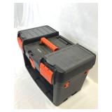 Black & Decker Toolbox with RTX High Performance Rotary Tool, New Glue Gun, and Velcro
