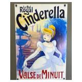 24" x 36" Disney Cinderella "Le Bal Royal Cinderella Vase De Minuit" Movie Poster