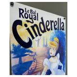 24" x 36" Disney Cinderella "Le Bal Royal Cinderella Vase De Minuit" Movie Poster