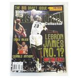 June 2003 Beckett Basketball Magazine (Lebron James Draft Issue Cover) in Very Nice Condition