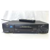 JVC VHS Video Cassette Recorder (Model HR-VP673U) with Remote