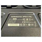 Steelseries APEX 3 TKL Computer Gaming Keyboard in Good Working Condition