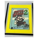 1989 Topps Nintendo Super Mario Bros. 2 (#1) Game Sticker Card & 1989 Topps Nintendo Super Mario Bros. (#33) Sticker Card