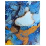 Vibrant Abstract Oil on Canvas Painting by Robert Lawson