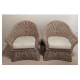 Pair of Wicker Armchairs
