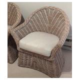 Pair of Wicker Armchairs