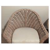 Pair of Wicker Armchairs