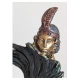Fan Dancer Bronze Sculpture by Louis Icart