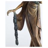 Fan Dancer Bronze Sculpture by Louis Icart