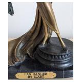 Fan Dancer Bronze Sculpture by Louis Icart