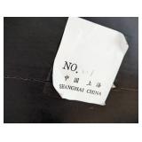 Chinese Mother of Pear Inlaid Black Lacquer Accent Table