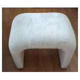 Vintage Curved Upholstered Bench Set