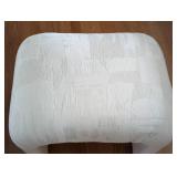 Vintage Curved Upholstered Bench Set