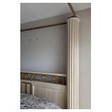 Elegant Henredon King Size Four Poster Bed