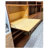 Mid Century Wall Unit / Mid Century Modern Shelving Unit