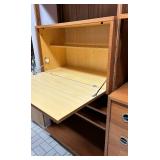Mid Century Wall Unit / Mid Century Modern Shelving Unit