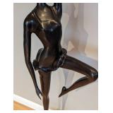 Beautiful Bronze and Marble Ballerina Sculpture
