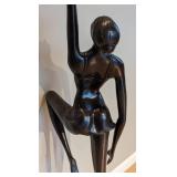 Beautiful Bronze and Marble Ballerina Sculpture