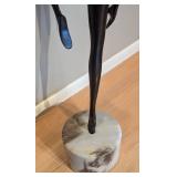 Beautiful Bronze and Marble Ballerina Sculpture