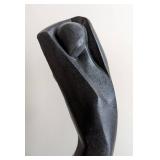Abstract Figural Sculpture on Marble Base