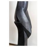 Abstract Figural Sculpture on Marble Base