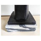 Abstract Figural Sculpture on Marble Base