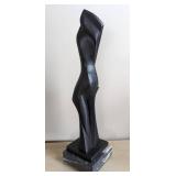 Abstract Figural Sculpture on Marble Base