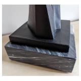 Abstract Figural Sculpture on Marble Base