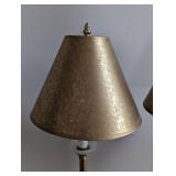 Pair of Elegant Gold Table Lamps
