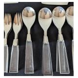 Vintage Supreme Cutlery Lucite Flatware Set