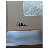 Pat Stephens Geometric Print Wall Mirror