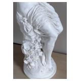 Figural Plaster Sculpture by Moreau