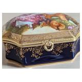 Vintage Imperial Limoges Porcelain Trinket Box