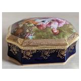 Vintage Imperial Limoges Porcelain Trinket Box