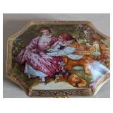 Vintage Imperial Limoges Porcelain Trinket Box
