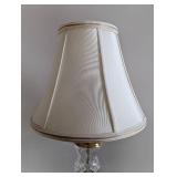 Elegant Gold and Crystal Table Lamp