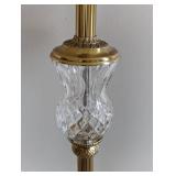 Elegant Gold and Crystal Table Lamp