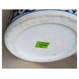 Blue and White Chinese Ceramic Umbrella Holder