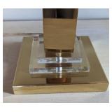 Brass and Lucite Table Lamp